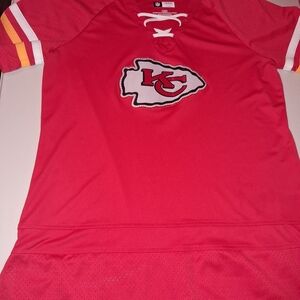 Kansas City Chiefs Kids' Red Football Jersey - NFL Team Tee